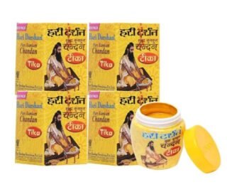 Hari Darshan Pure Kumkum Chandan Tika in a 40gm container for religious rituals