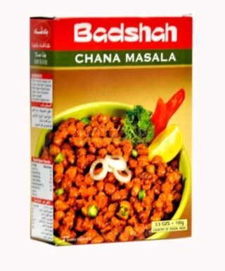 100g pack of Badshah Chana Masala spice mix for Indian cooking