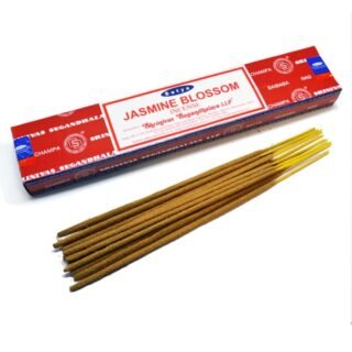 Satya Jasmine Blossom Incense sticks in a decorative packaging
