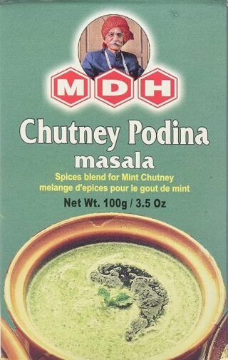 MDH Chutney Podina Masala spice mix in a 100g package