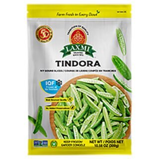 Laxmi Cut Tindora Frozen 300 Gm package featuring traditional Indian vegetables