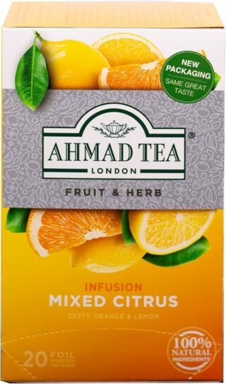 Fruit And Herb Tea Infused With mixed Citrus - Ahmad Tea (20 Foils)