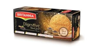 Britannia Digestive Black Seed Cookies - 350g