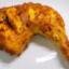 a close up of a piece of food on a plate